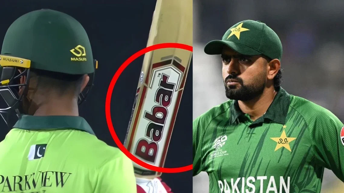 Did Ghazi Gori use Babar Azam’s bat? [Source: @CricFollow56/x, AFP]